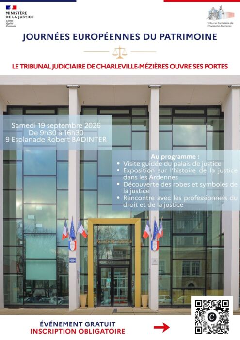 2026_Tribunal judiciaire de Charleville-Mézières_Journée du patrimoine_Affiche 2026_Tribunal judiciaire de Charleville-Mézières_Journée du patrimoine_Affiche